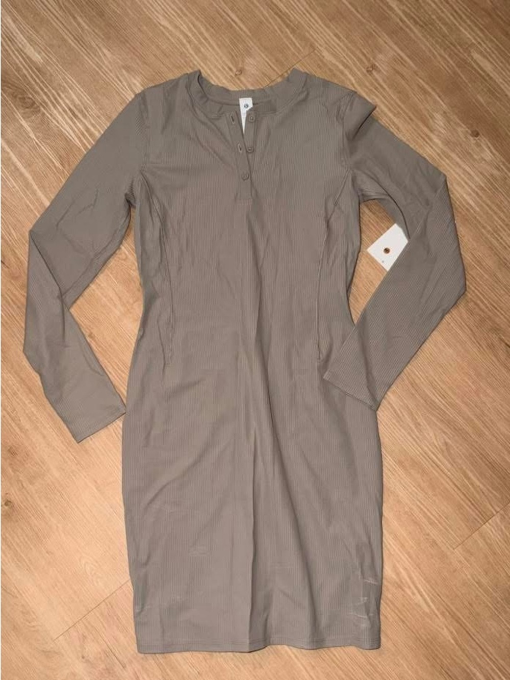 Lululemon All Aligned Ribbed Henley Dress, NWT! - Picture 3 of 3